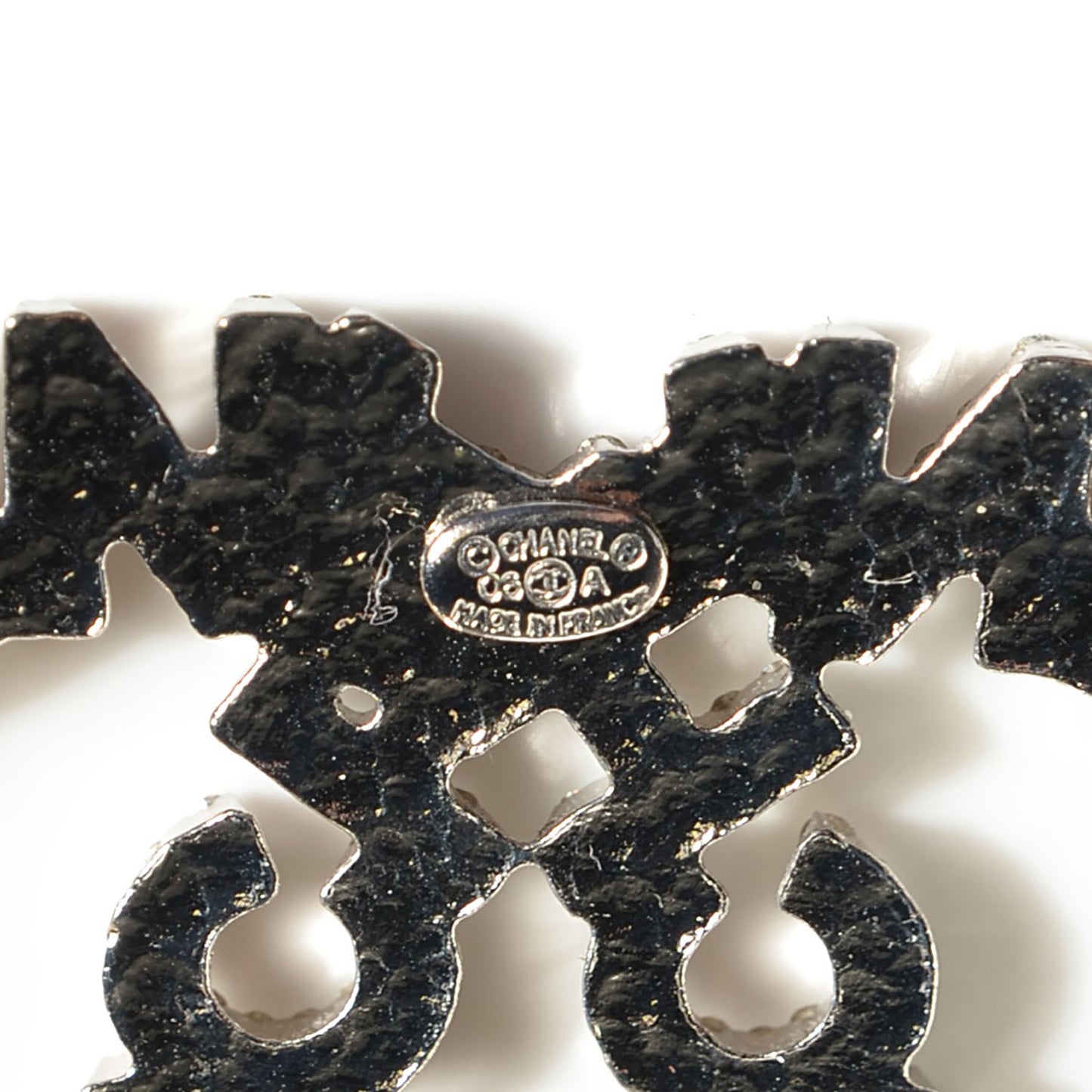 Crystal Pearl CC Belt Silver