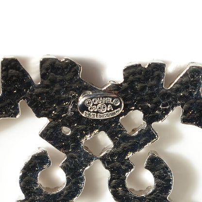 Chanel Crystal Pearl CC Belt Silver 6 of 7