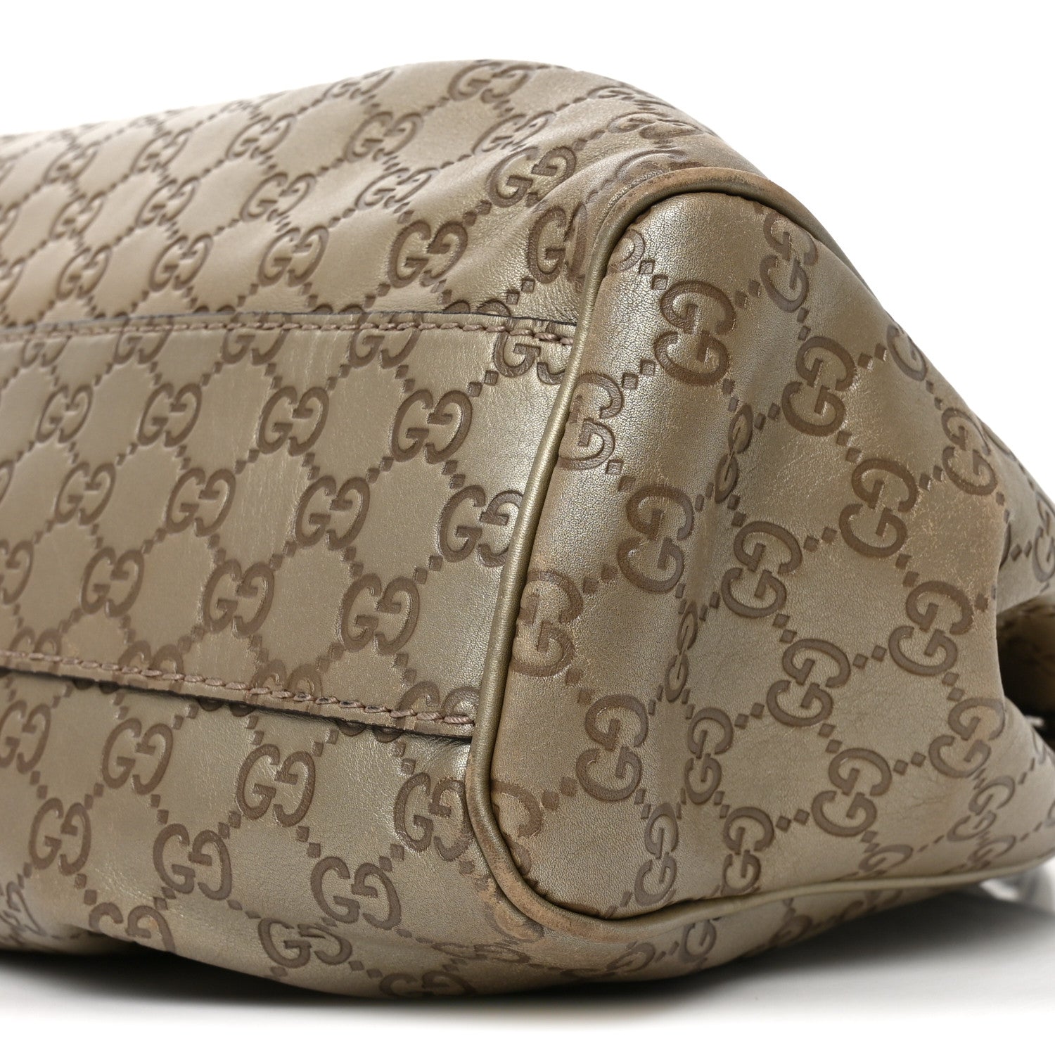 Gucci Guccissima Medium Sukey Tote Champagne 10 of 13
