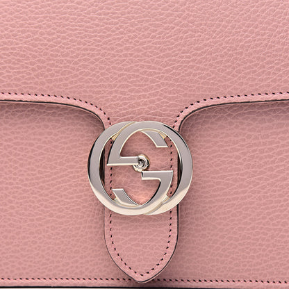 Gucci Dollar Calfskin Interlocking G Shoulder Bag Soft Pink 10 of 10