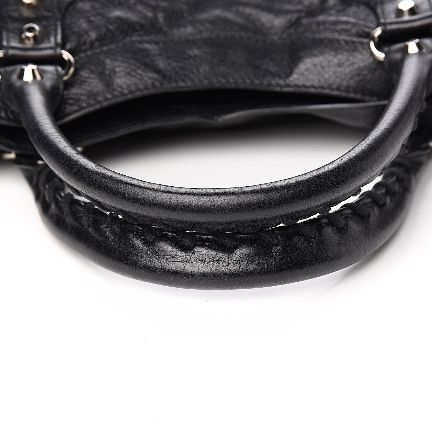 Balenciaga Agneau Classic Silver Hardware Town Black 11 of 16