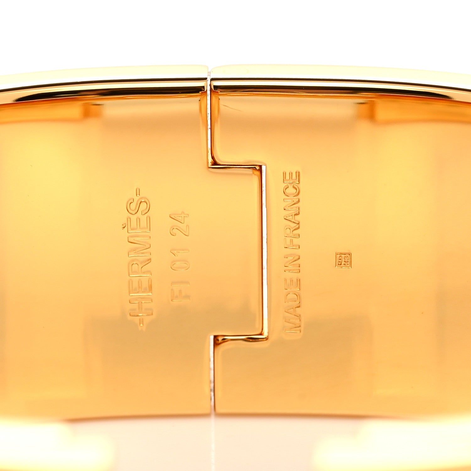 Hermes Enamel Wide Clic Clac H Bracelet PM Rose Dragee 4 of 6