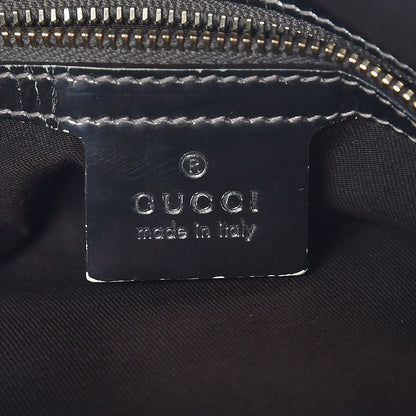 Gucci Monogram Pop Bamboo Top Handle Tote Pewter 6 of 7