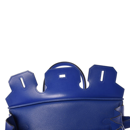 Hermes Tadelakt Birkin 30 Bleu Electrique 16 of 35