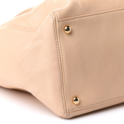 Chanel Calfskin Cerf Executive Shopper Tote Beige 8 of 14