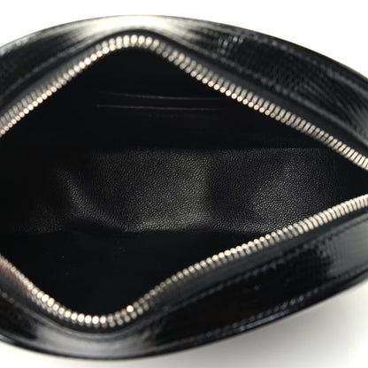 Saint Laurent Calfskin Lizard Embossed Le 61 Camera Bag Black 3 of 3