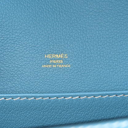 Hermes Evercolor Sac Roulis 23 Bleu Du Nord 6 of 10