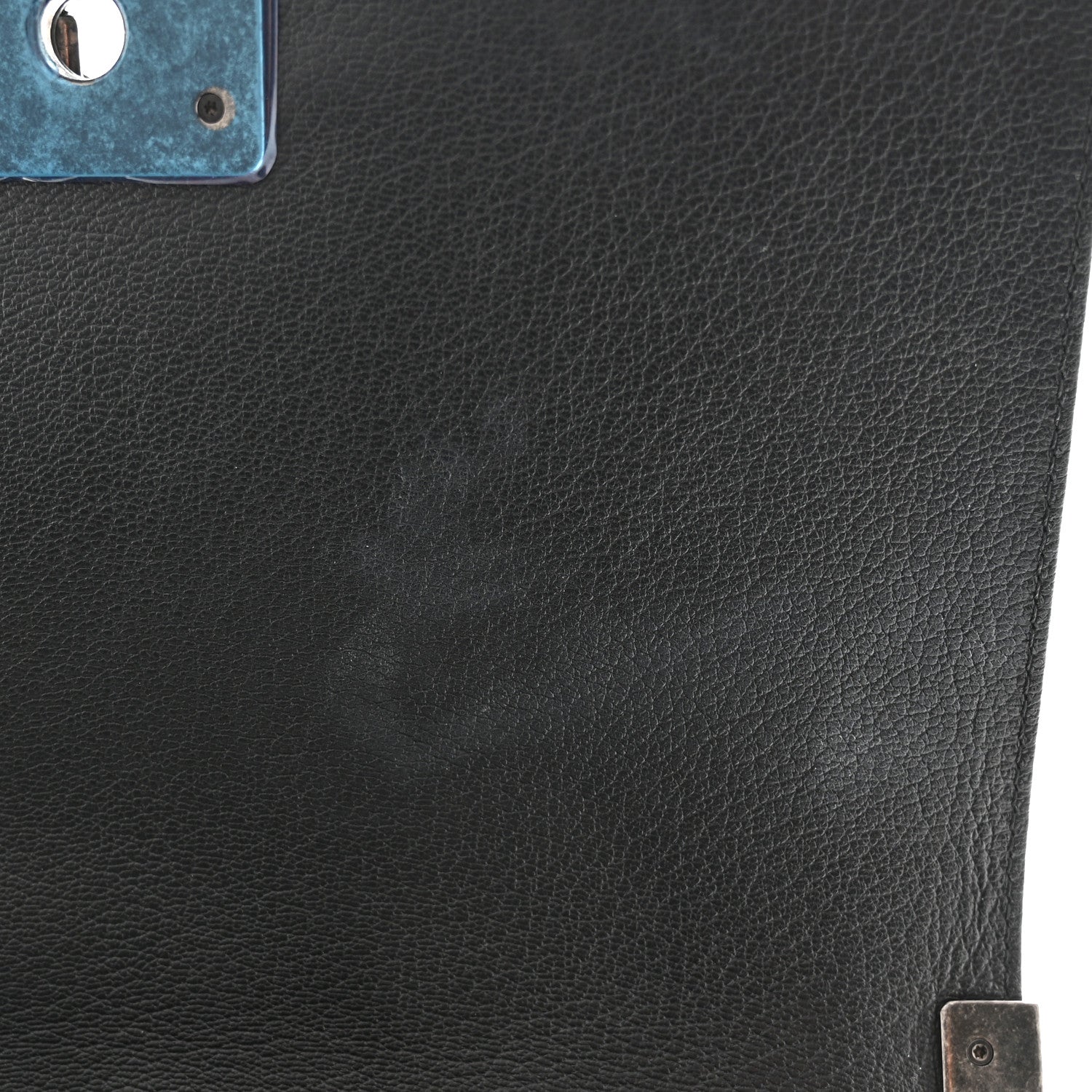 Chanel Goatskin Quilted Patent Medium Duo Boy Flap Black 11 of 12
