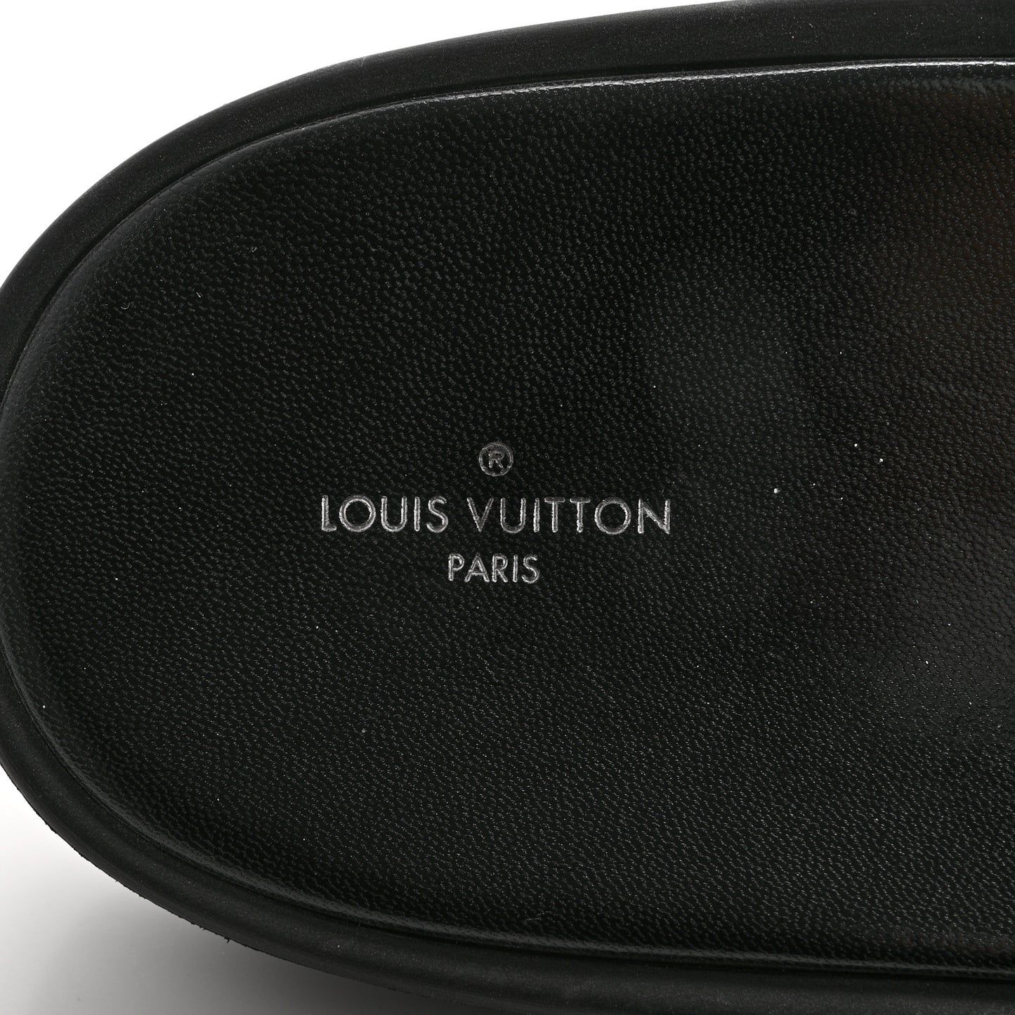 Metallic Calfskin Monogram Logo Sunbath Slide Sandals 41