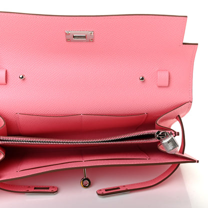 Hermes Epsom Kelly Wallet To Go Rose Confetti 5 of 8