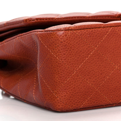 Chanel Caviar Quilted Medium Double Flap Red 9 of 10