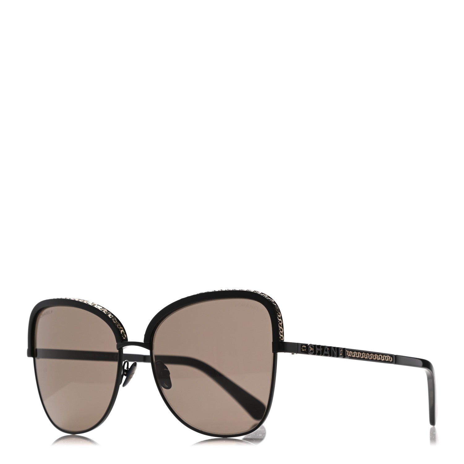 Chanel Square Frame Sequin Sunglasses 4270 Black 1 of 8