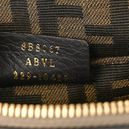 Fendi Vitello King Plexiglass Logo Embossed Mini By The Way Top Handle Boston Bag Tortora 7 of 10