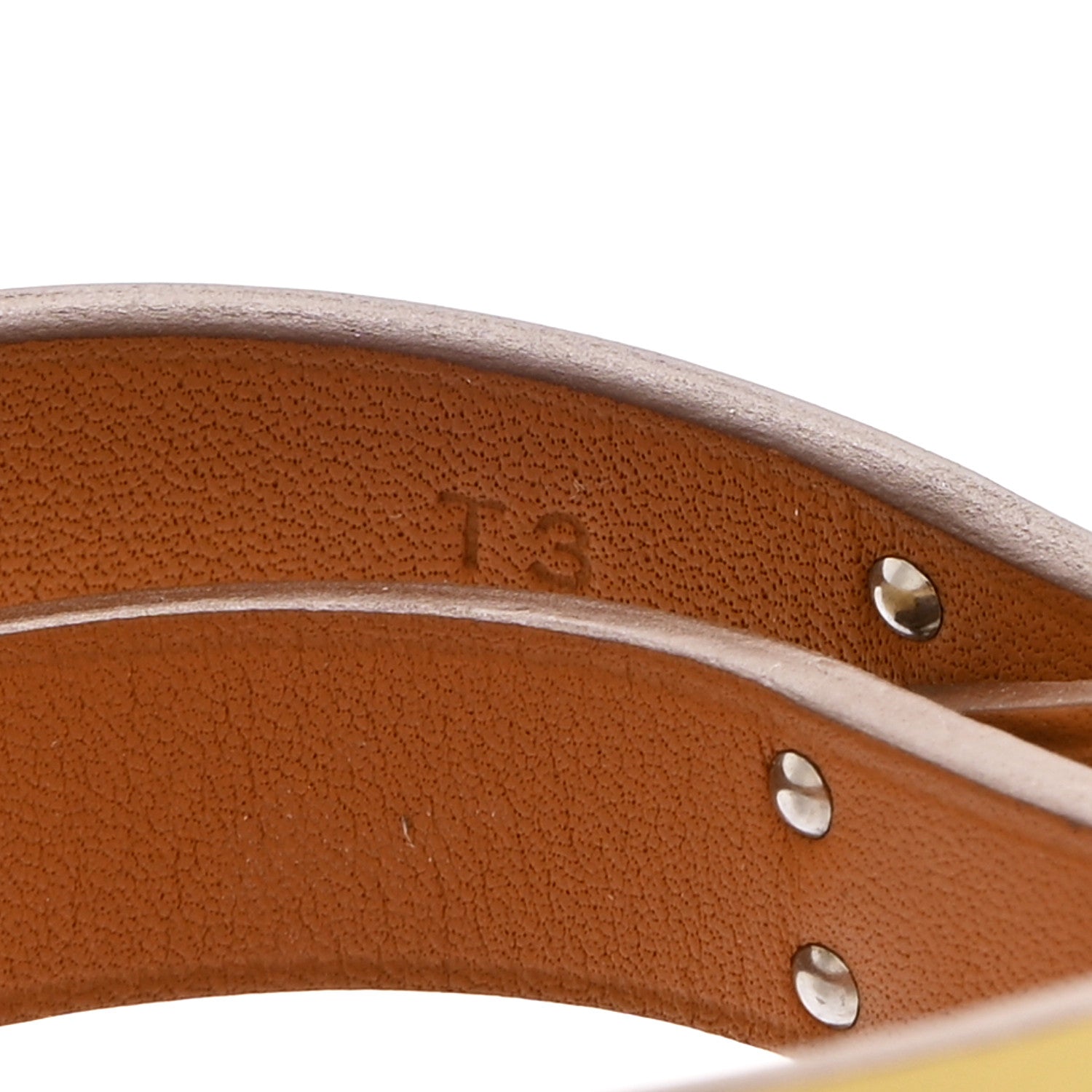 Hermes Swift Mini Kelly Double Tour Bracelet T3 Jaune Poussin 6 of 8