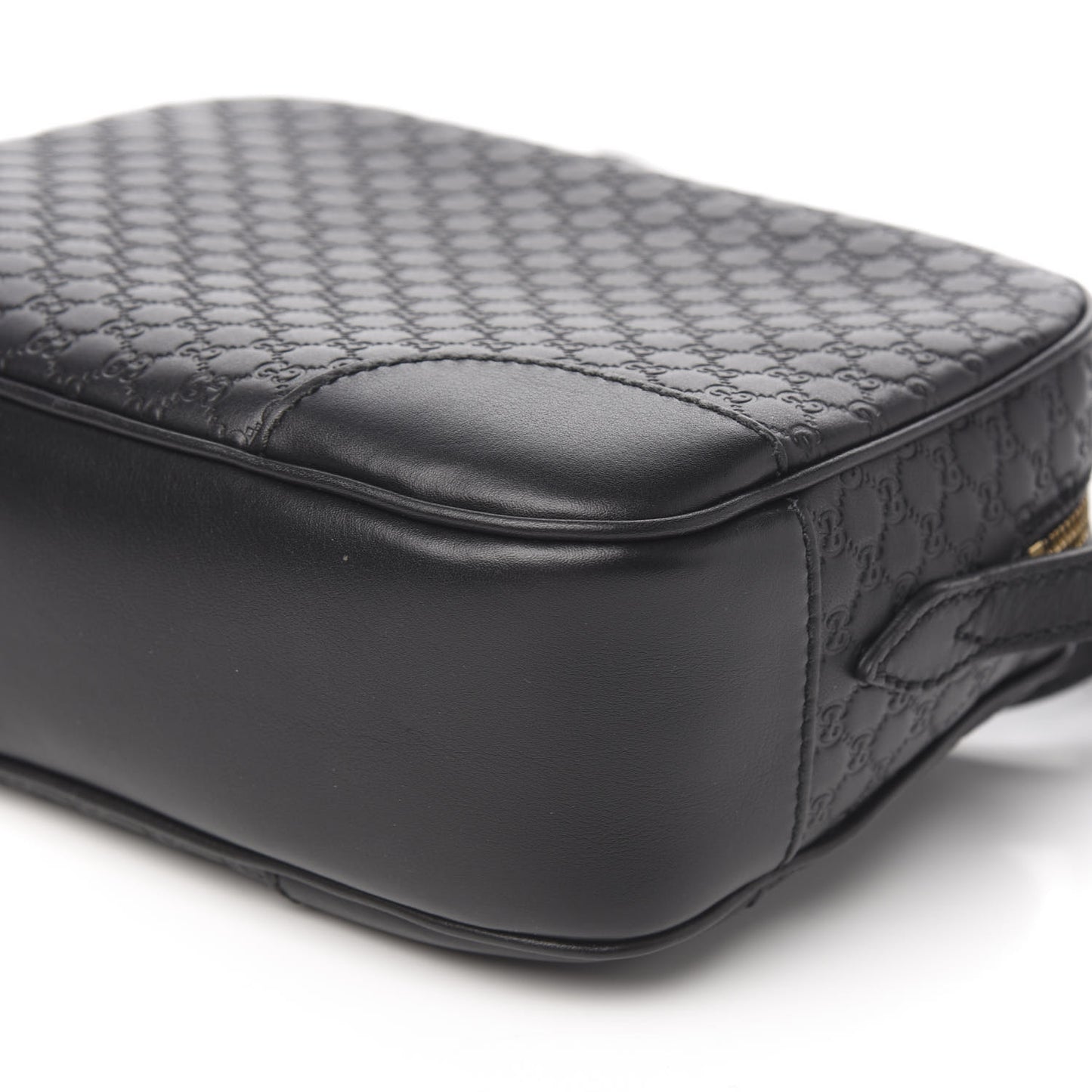 Microguccissima Mini Bree Messenger Bag Black