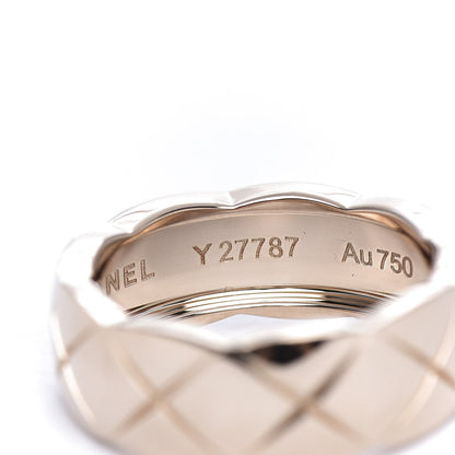 Chanel 18K Beige Gold Small Coco Crush Ring 48 4.5 5 of 7