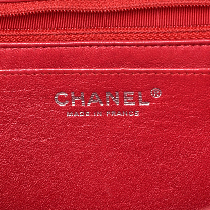 Chanel Lambskin Quilted Maxi Single Flap Fuchsia 7 of 11