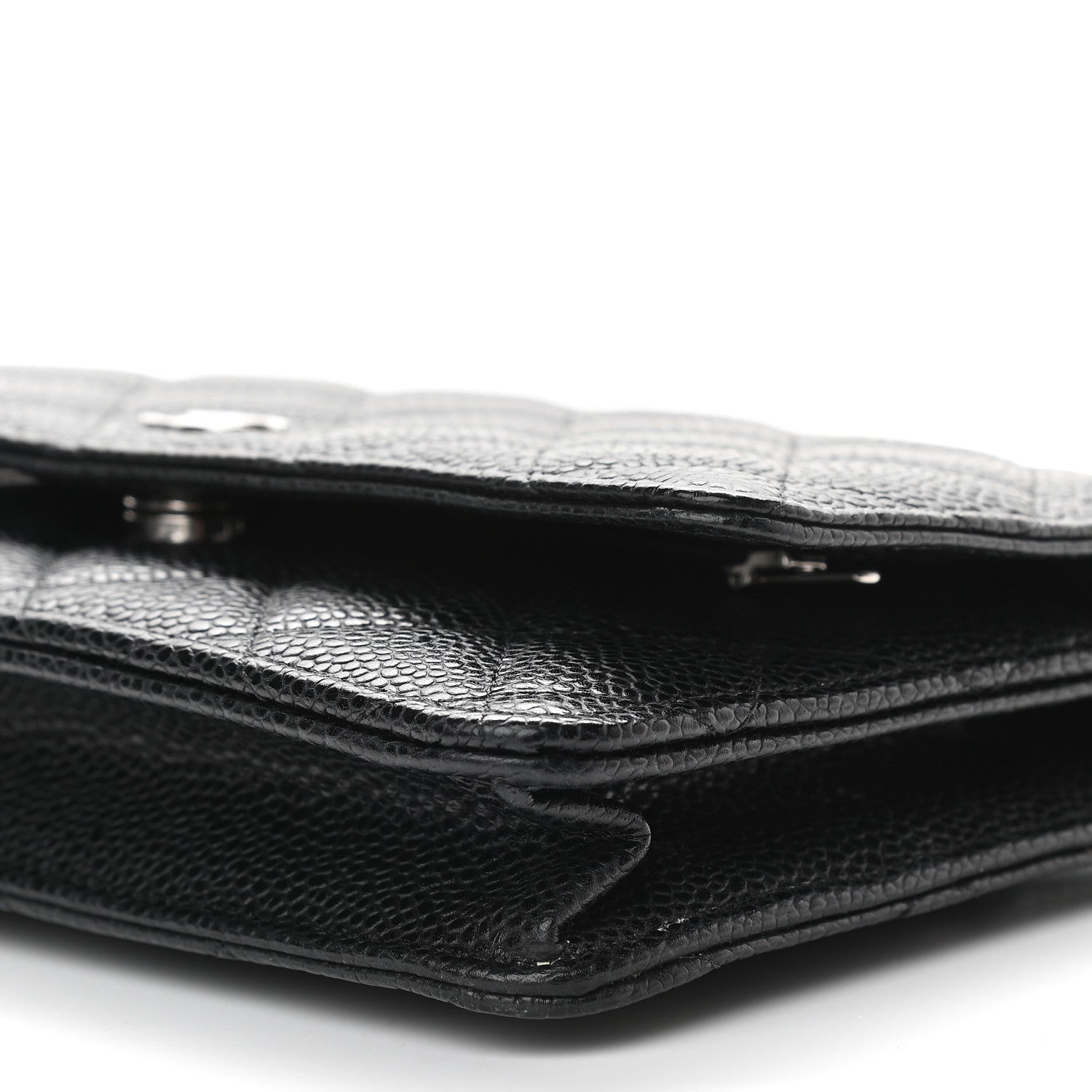Chanel Caviar Quilted Wallet On Chain WOC Black 10 of 11