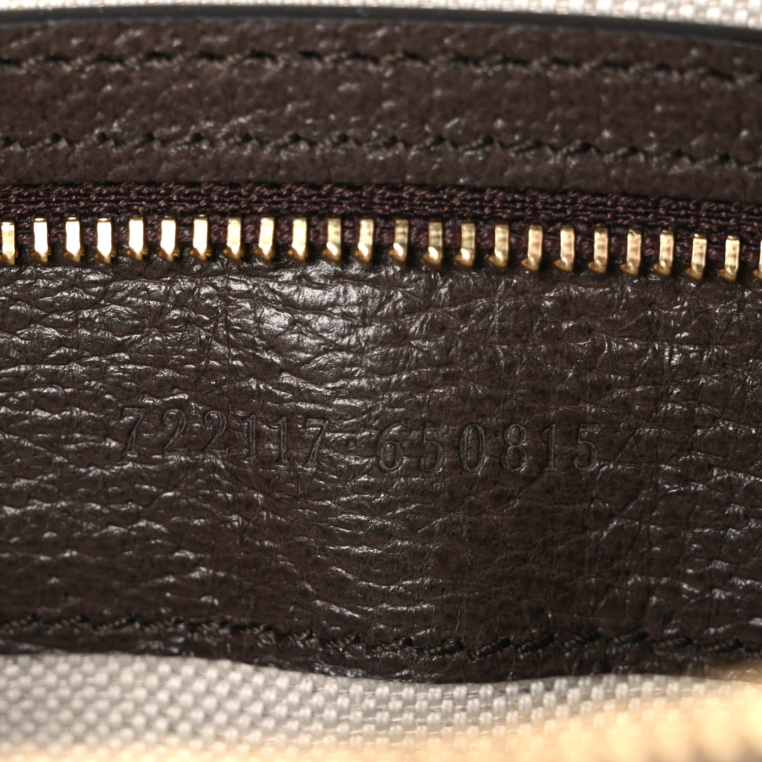 Gucci GG Supreme Monogram Textured Dollar Calfskin Web Studded Mini Ophidia Flap Shoulder Bag Beige Ebony New Acero 7 of 11