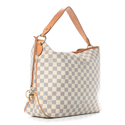 Louis Vuitton Damier Azur Delightful MM Rose Ballerine 2 of 4