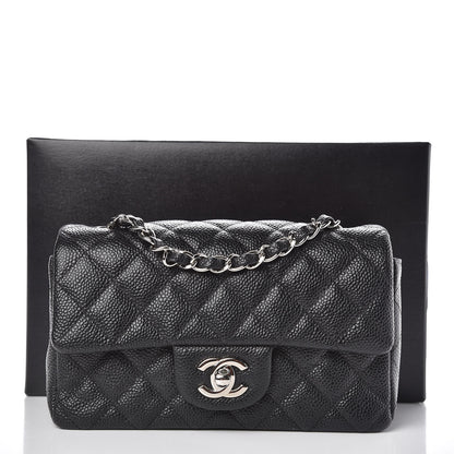Chanel Iridescent Caviar Quilted Mini Rectangular Flap Black 8 of 8
