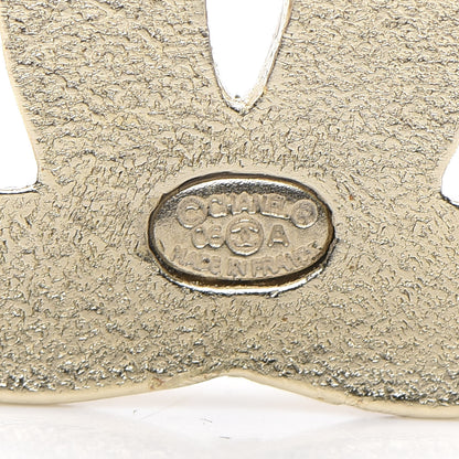 Chanel Pearl CC Brooch Gold 3 of 5