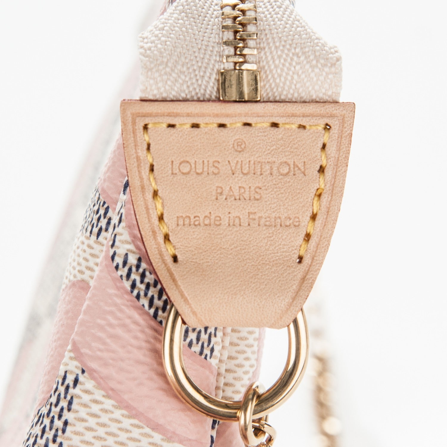 Louis Vuitton Damier Azur Tahitienne Mini Pochette Accessories 5 of 7