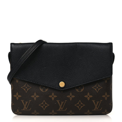 Louis Vuitton Monogram Twice Pochette Black 1 of 12