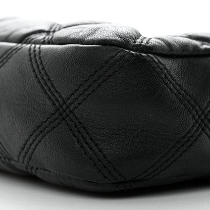 Saint Laurent Grained Lambskin Quilted Mini Becky Double Zip Bag Black 12 of 12