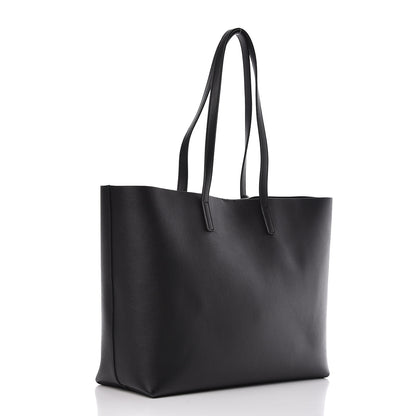 Saint Laurent Calfskin Large Shopping Tote Black 4 of 10