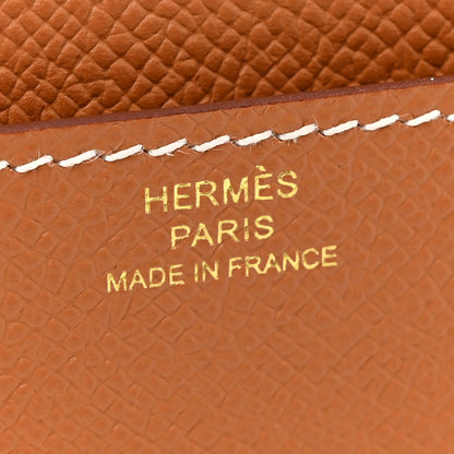 Hermes Epsom Constance Long Wallet To Go Gold 6 of 11