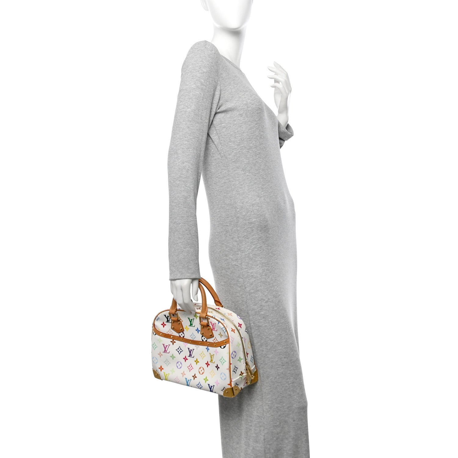 Louis Vuitton Monogram Multicolor Trouville White 2 of 10