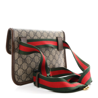 Gucci GG Supreme Monogram Neo Vintage Web Belt Bag Brown 3 of 11