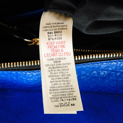 Burberry Heritage Grain Medium Dewsbury Tote Blue 7 of 8