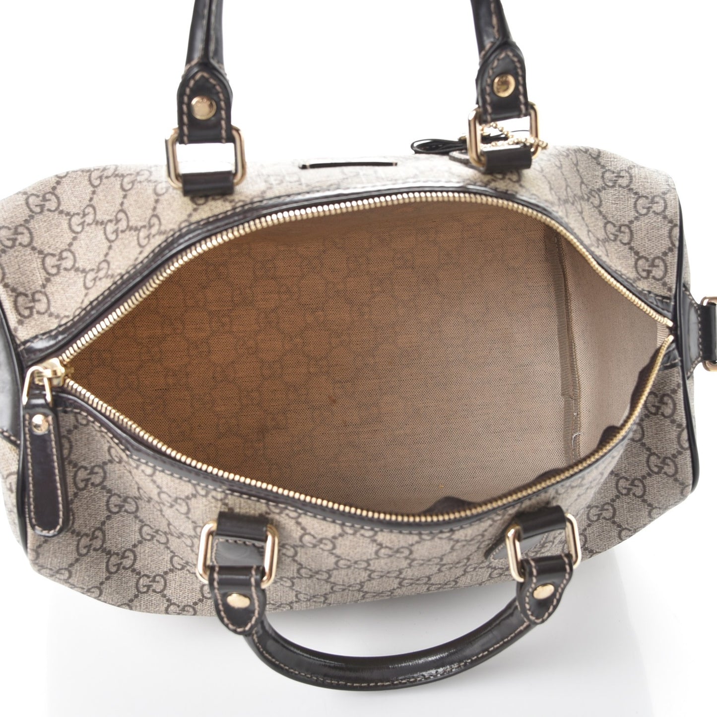 GG Plus Monogram Tattoo Heart Medium Joy Boston Dark Brown