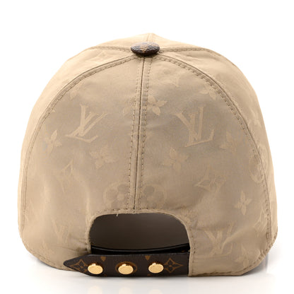 Louis Vuitton Monogram Polyester Silk LV Get Ready Cap M Beige 6 of 9