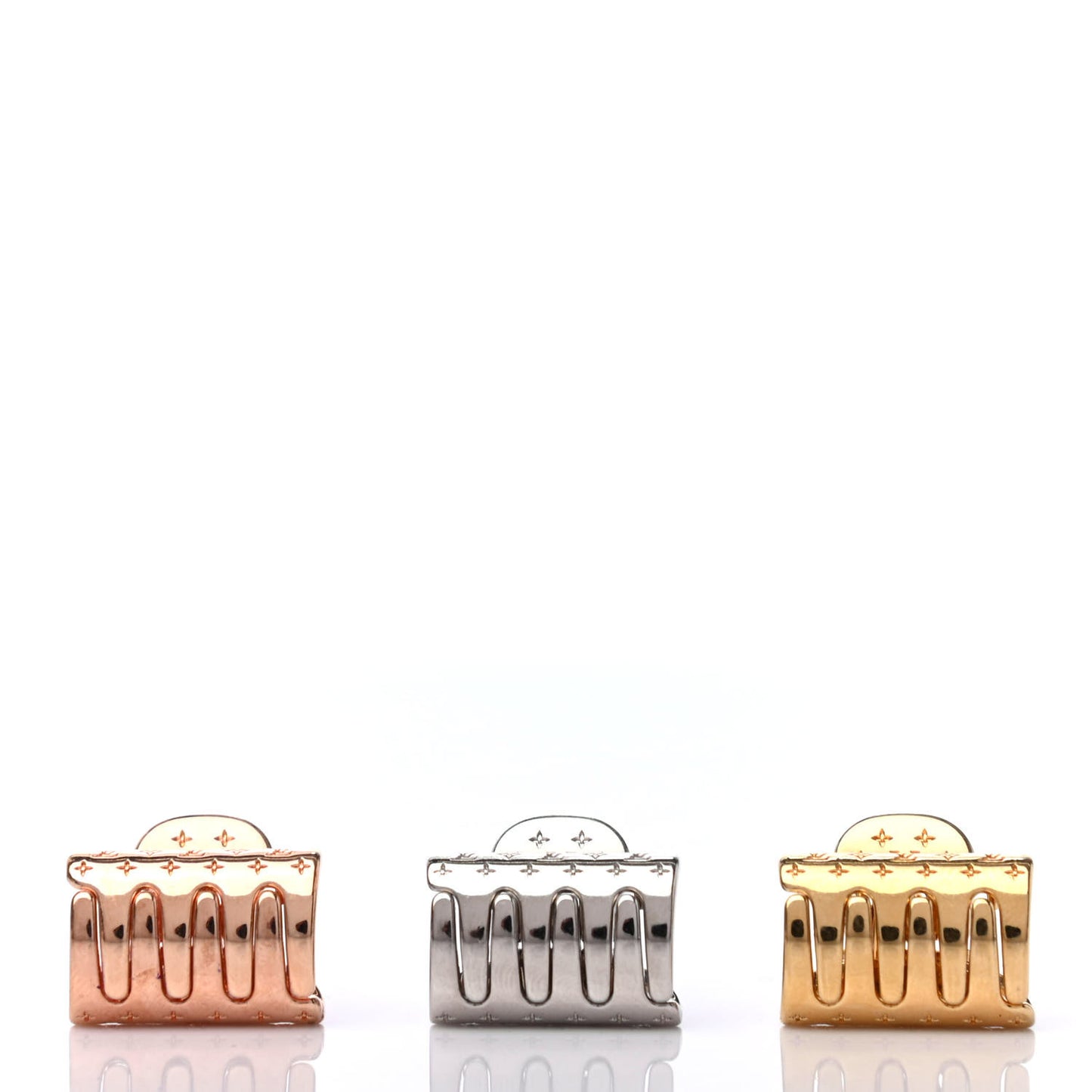 Metallic Nanogram Hair Accessories Gold Rose Gold Silver