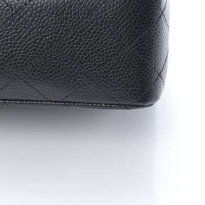 Chanel Caviar Quilted Medium Double Flap Black 11 of 12