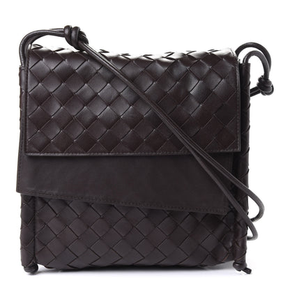 Bottega Veneta Nappa Intrecciato Small Knot Flap Crossbody Fondente 1 of 4