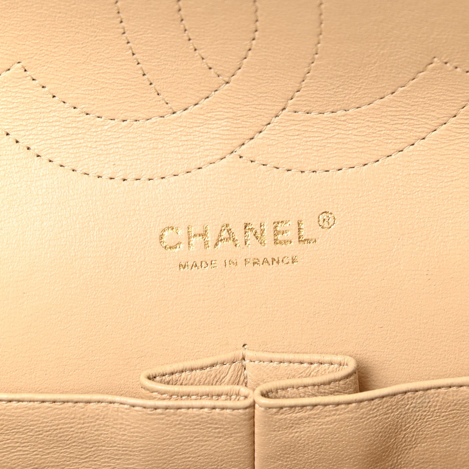 Chanel Caviar Quilted Jumbo Double Flap Beige Clair 6 of 13