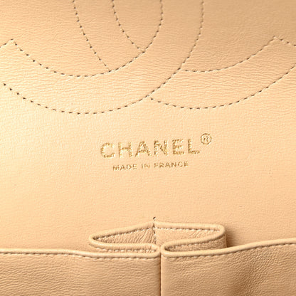 Chanel Caviar Quilted Jumbo Double Flap Beige Clair 6 of 13