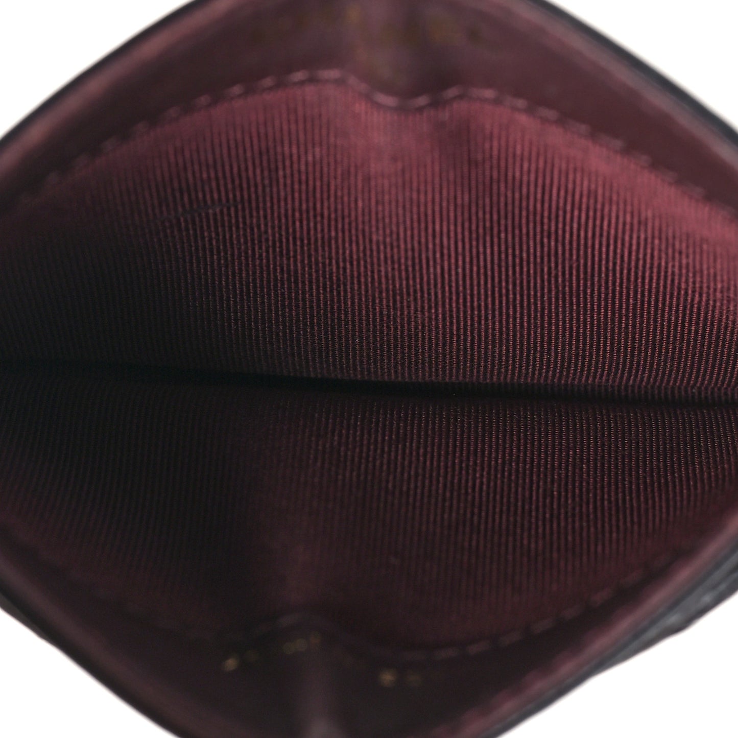 Caviar Quilted Card Holder Black