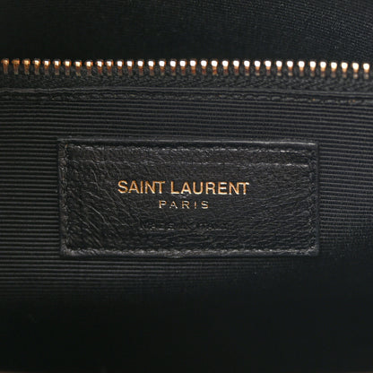 Saint Laurent Grained Calfskin Large Souple Sac De Jour Carryall Cinnamon 7 of 14