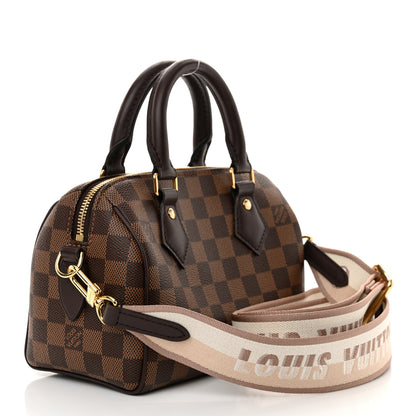 Louis Vuitton Damier Ebene Speedy Bandouliere 20 3 of 10