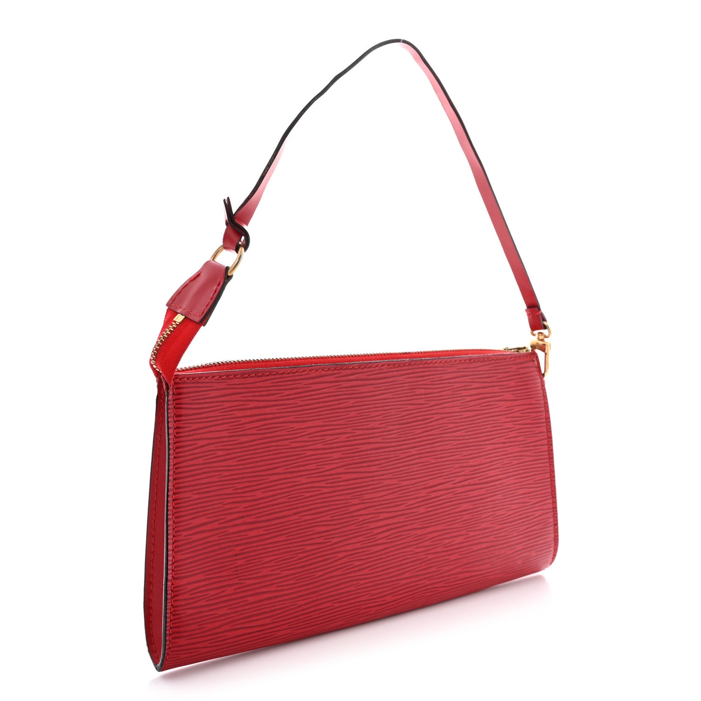 Epi Pochette Accessories 21 Castillan Red