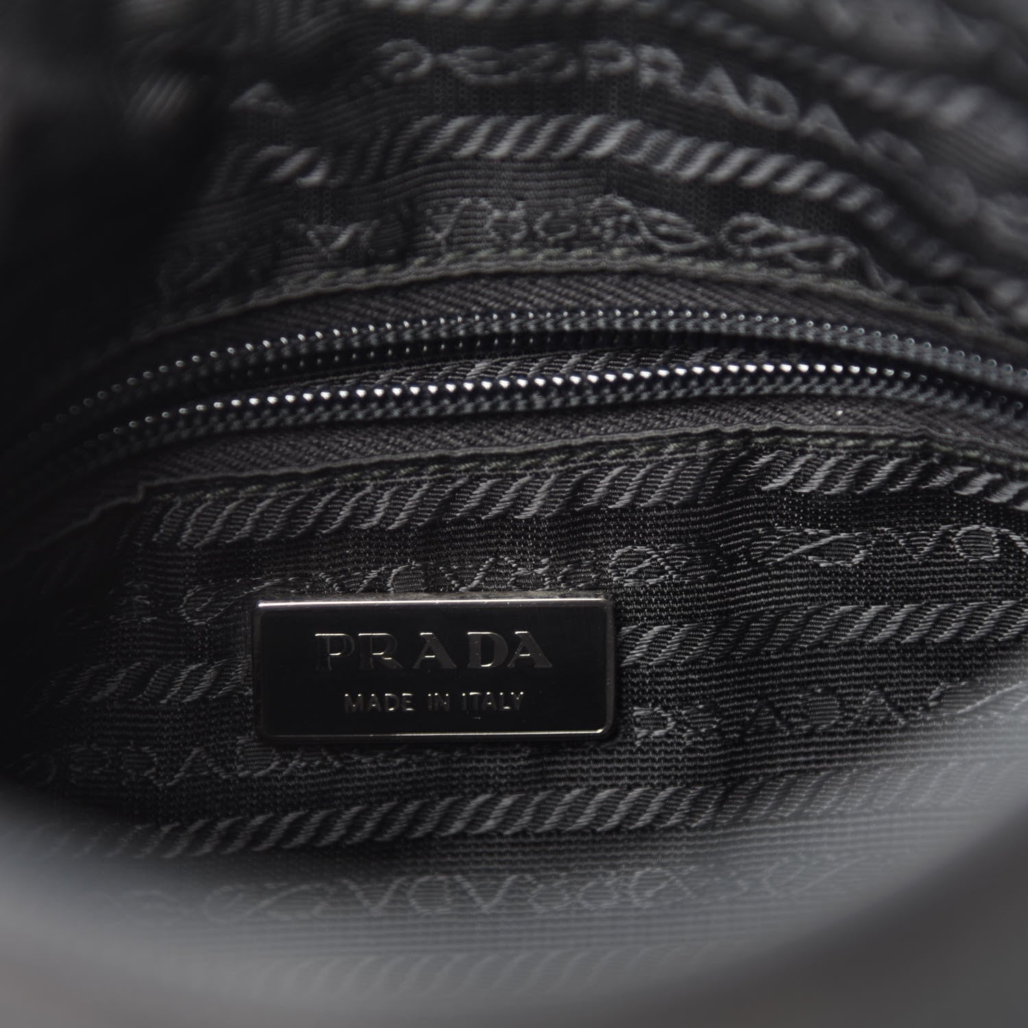 Prada Nylon Vela Tracolla Messenger Bag Black 8 of 10