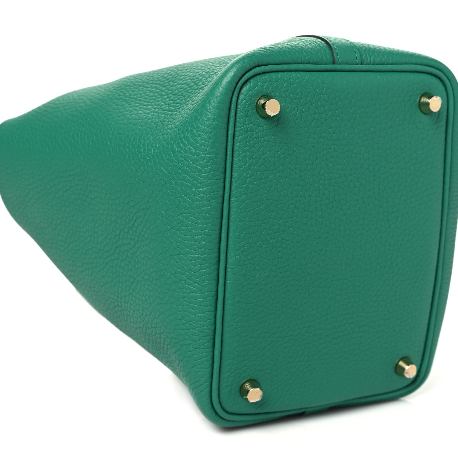 Hermes Taurillon Clemence Picotin Lock 18 PM Vert Jade Vert Jade 9 of 11
