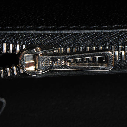 Hermes Shiny Alligator Constance Short Wallet Black 9 of 11