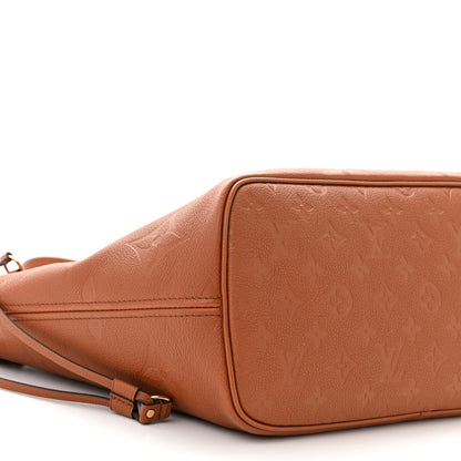 Louis Vuitton Empreinte Monogram Giant Neverfull MM Cognac 9 of 11