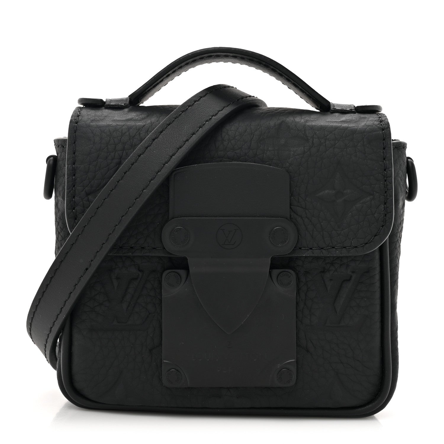 Louis Vuitton Taurillon Monogram Pico S Lock Ultra Black 1 of 10